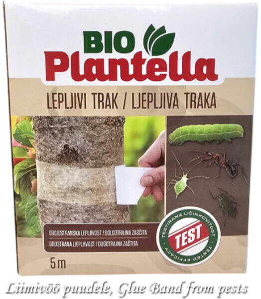 Липкий пояс для отлова насекомых-вредителей "BioPlantella" (прозрачный)